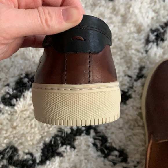 NWOT Frye leather slip on sneakers - Picture 6 of 13